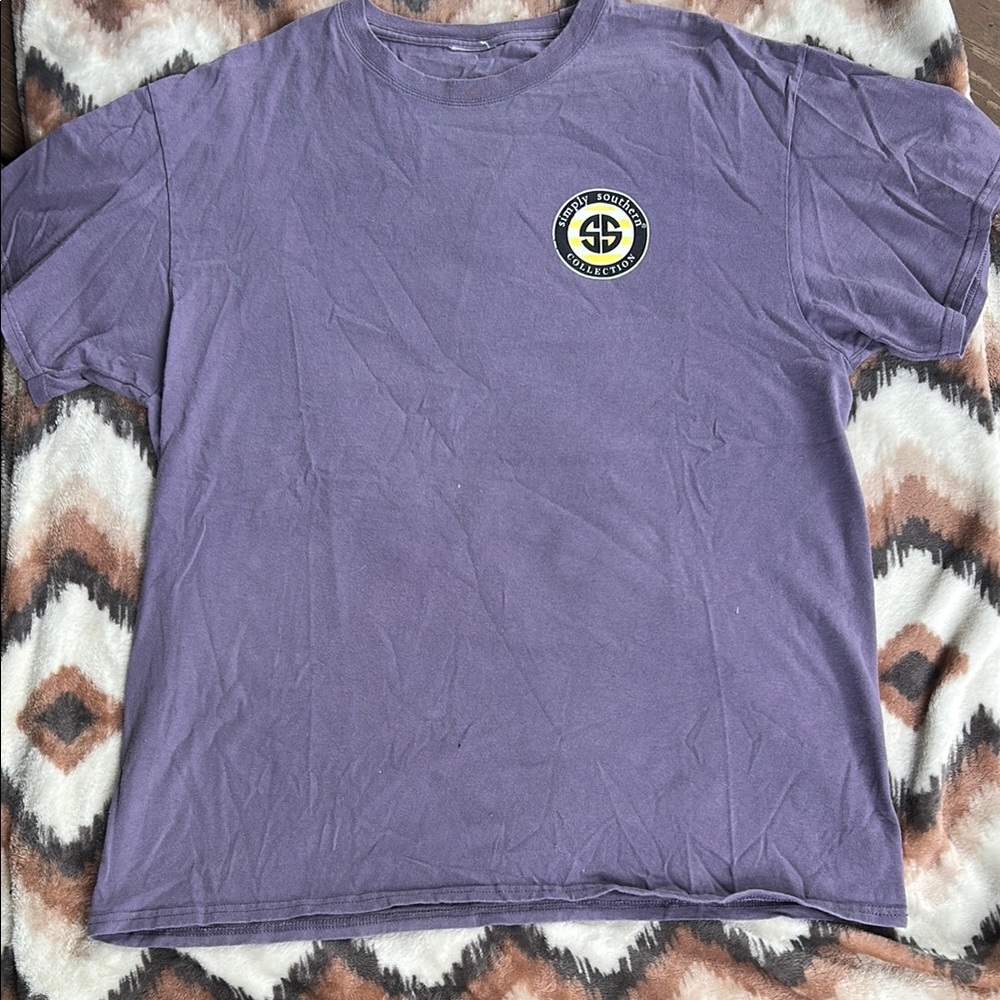 Simply Southern Purple Short Sleeve Tee